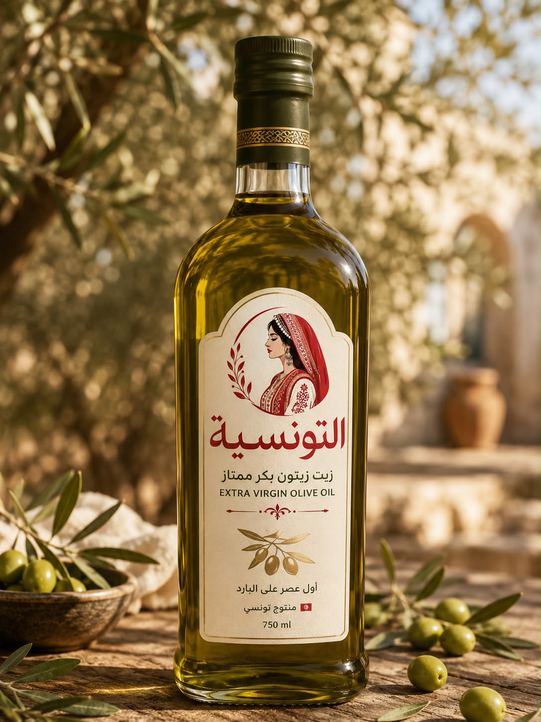 Huile d'olive vierge extra التونسية